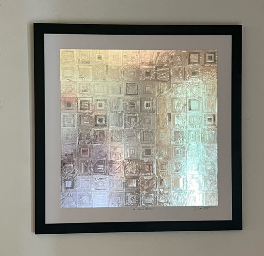 a sonic boom (28x28 framed)