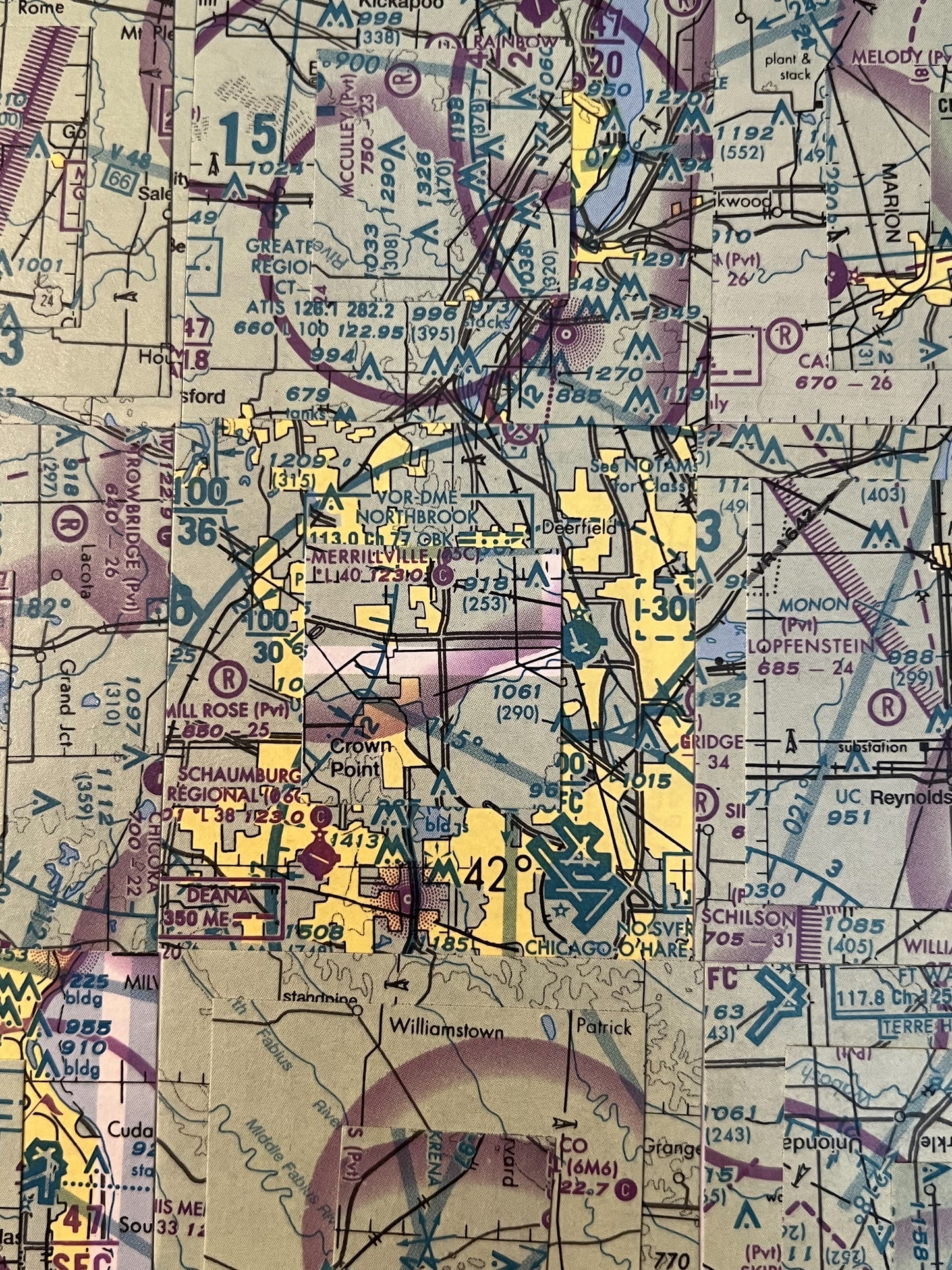 New World Order - Chicago Aeronautical (18x33 framed)