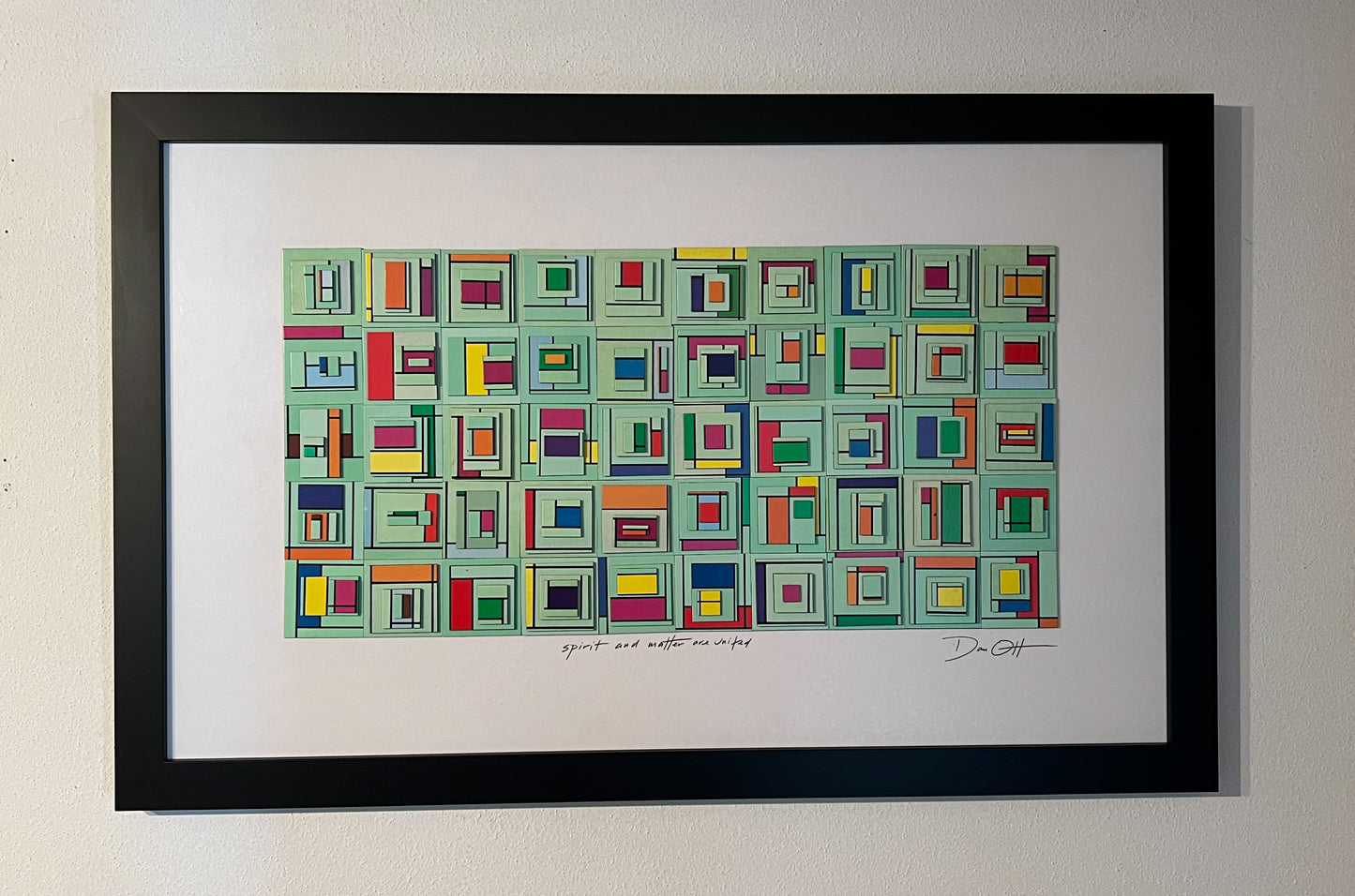 spirit and matter are united (18x28)