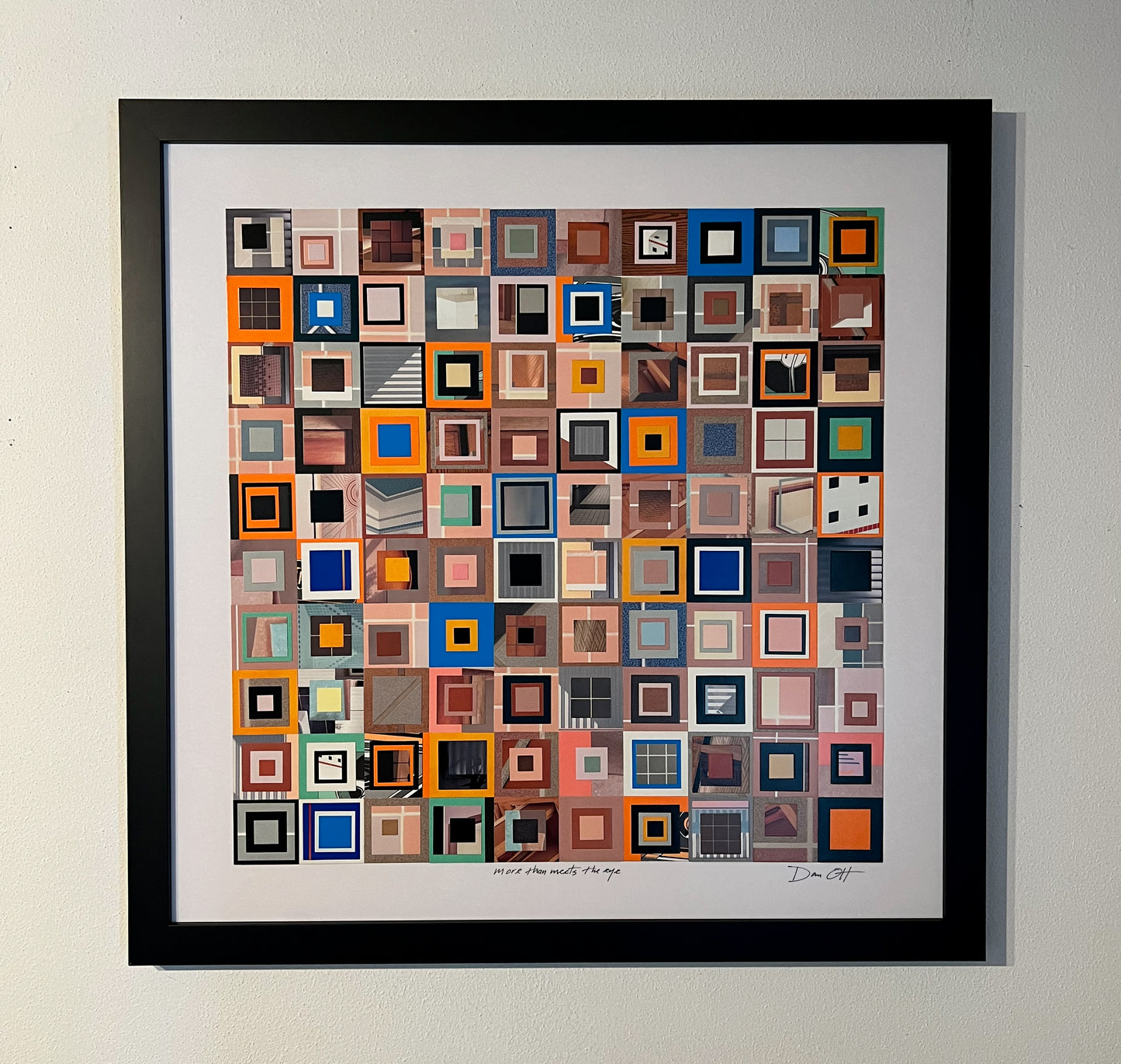 more than meets the eye (26x26 framed)