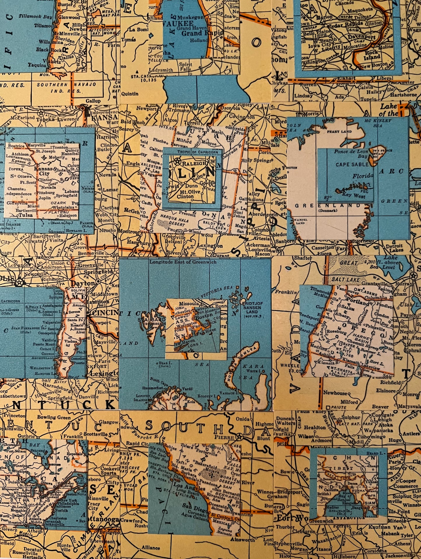 New World Order - 1935 (34x18 framed)