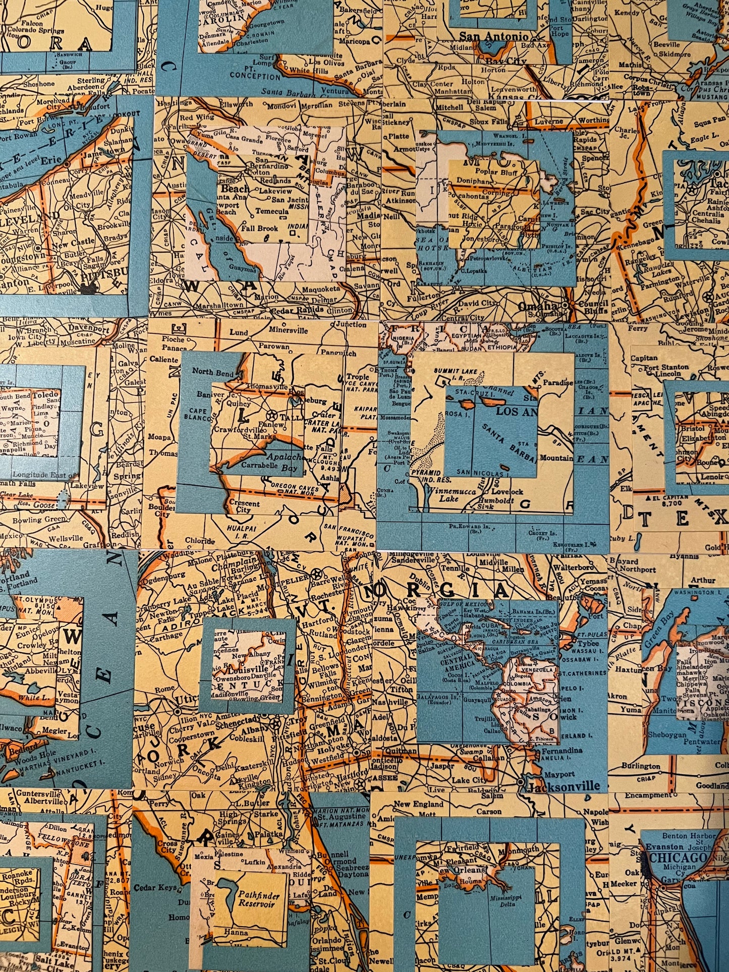New World Order - 1935 (34x18 framed)