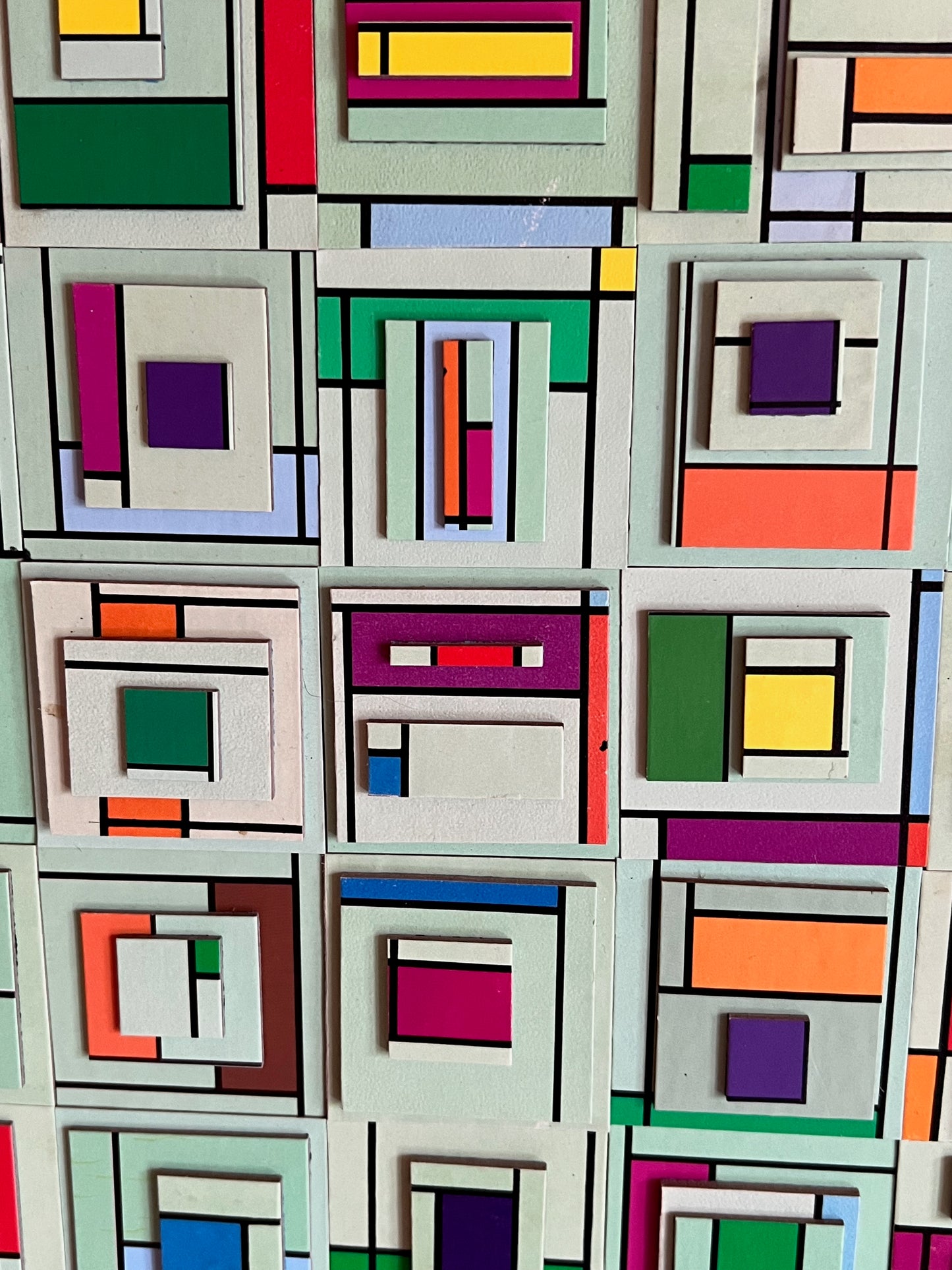 Mondrianopoly (30x42 framed)