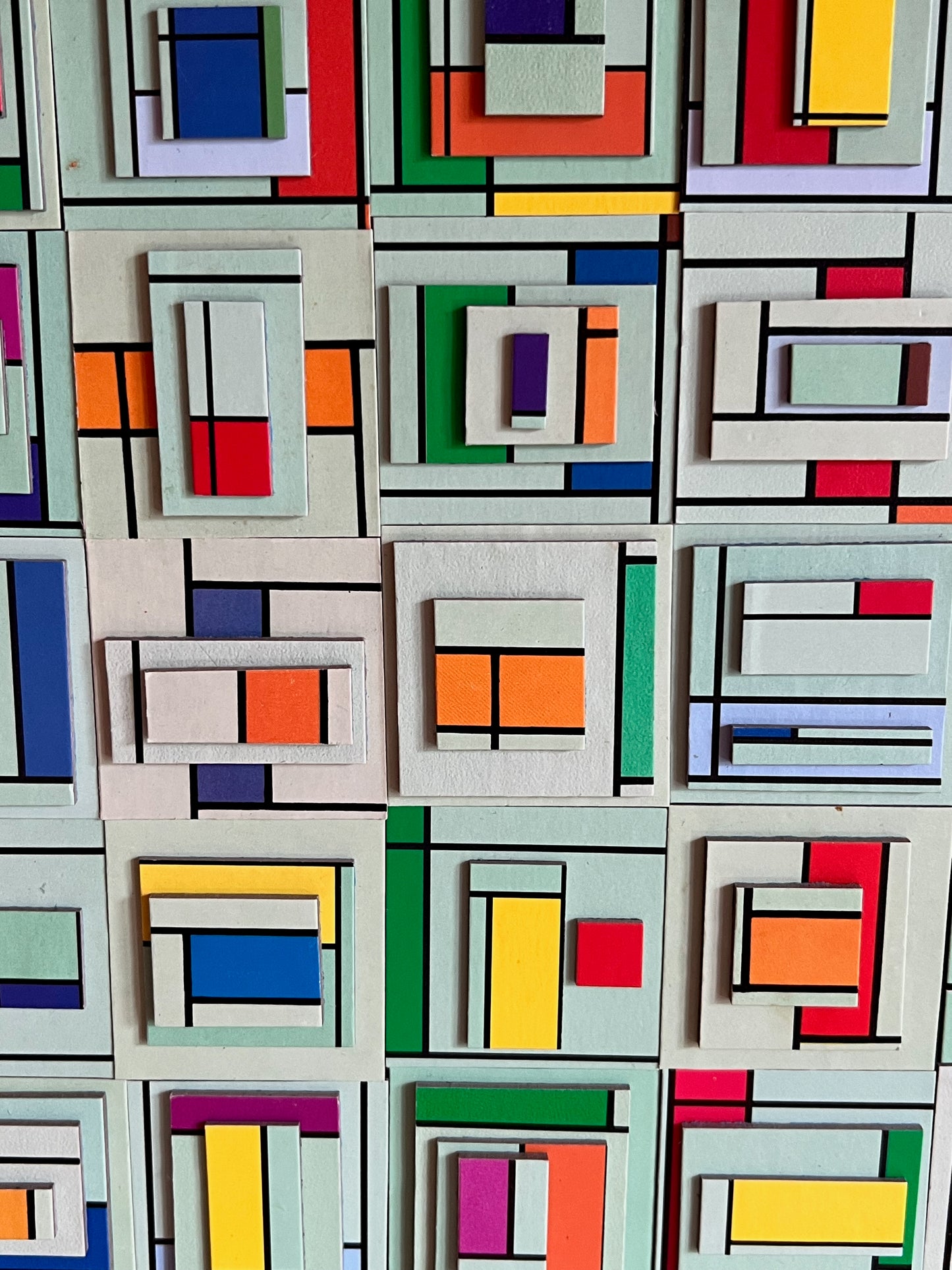 Mondrianopoly (30x42 framed)