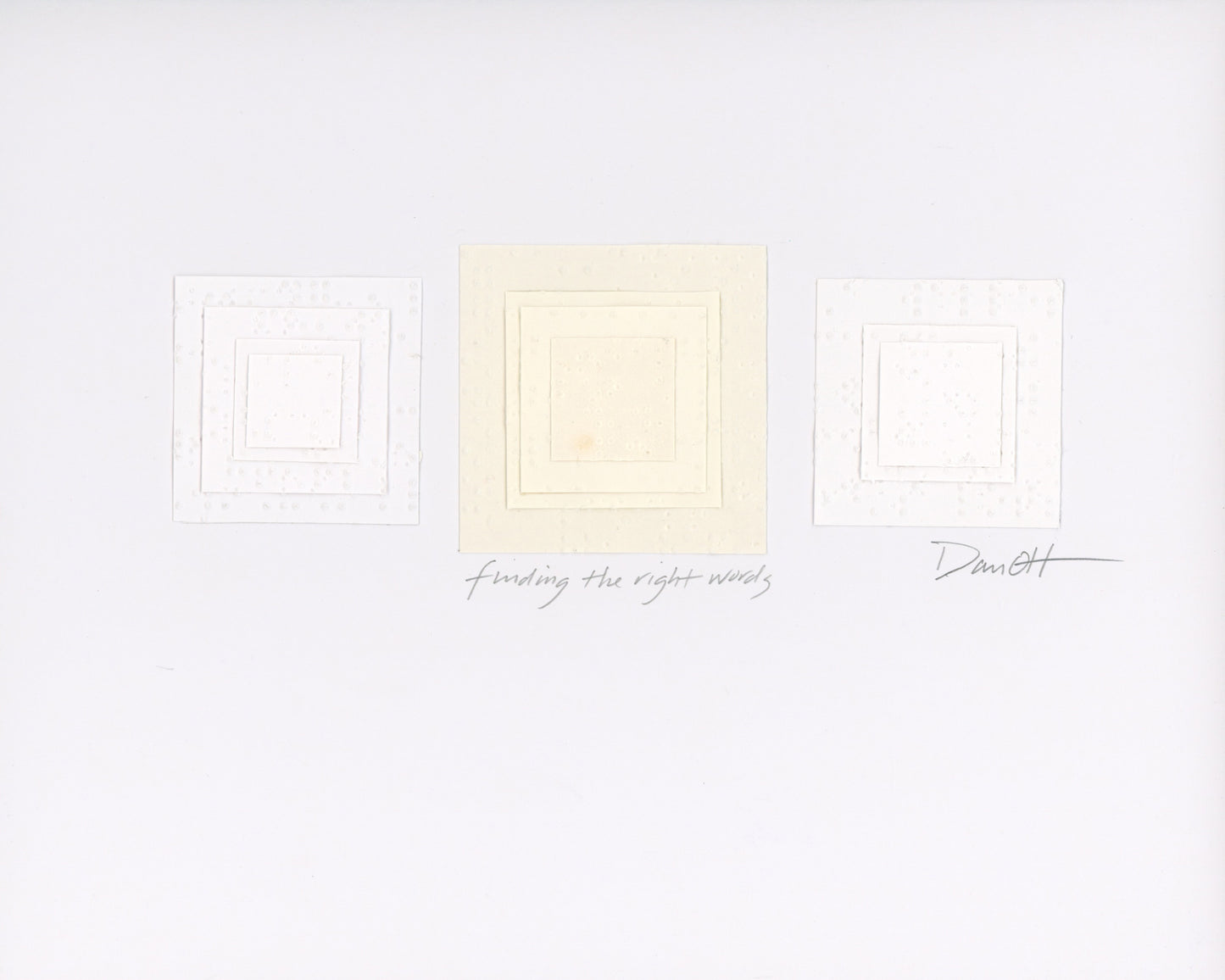 finding the right words (8x10)