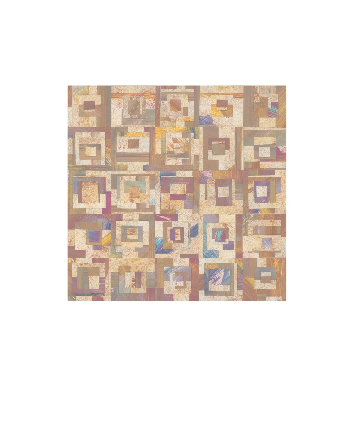 various patterns of contentedness  (16x20)