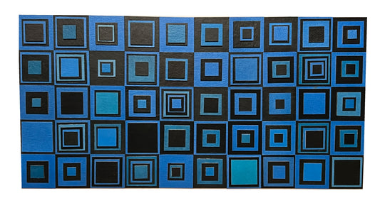 if these squares could talk! (18x24)